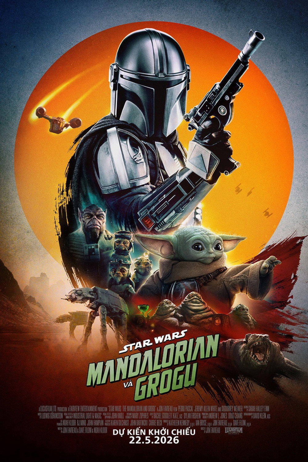Poster phim Star Wars: Mandalorian và Grogu trên Motchill